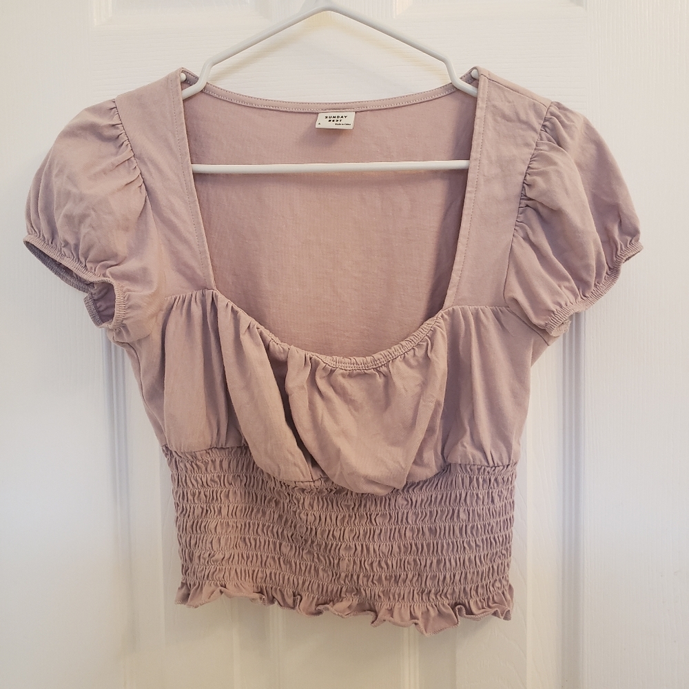 Sunday Best Aritzia crop top
